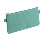 Trousse textile plate 22 x 11 cm, 4 couleurs assorties - Assortis