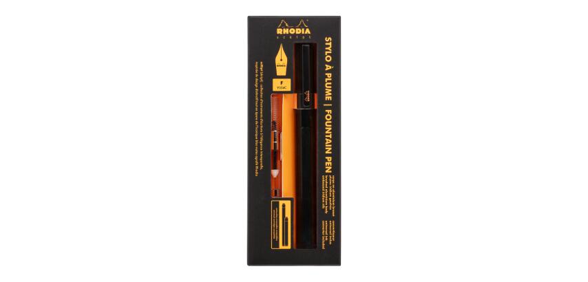 Rhodia Script Fountain Pen Nib F - Black