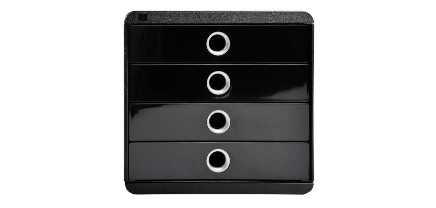 POP-BOX Metallic black/silver - Black / Silver
