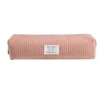 Velvet square pencil case VELVET - Assorted colours