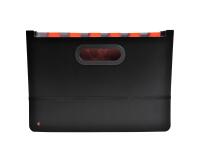 Trieur valisette extensible 24 compartiments Exadesk Exactive® - A4 - Noir