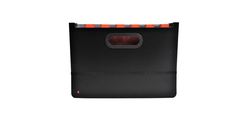 Trieur valisette extensible 24 compartiments Exadesk Exactive® - A4 - Noir