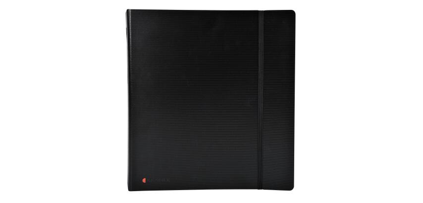 Classeur à levier plastifié Exacompta Exafile A4 maxi - Dos 6 cm noir