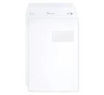 White Adheclair 229x324mm 120gsm window envelope - White