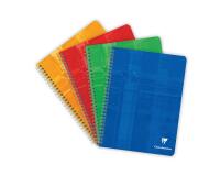 Cahier reliure intégrale 17x22 cm 120 pages grands carreaux - Assortis