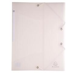 Chemise à élastique 3 rabats Polypropylène Chromaline - format pocket 12x16cm - Couleurs assorties