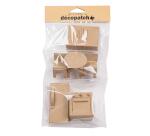 Assortiment de 6 miniatures - Cuisine - Kraft