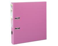 Classeur à levier cartonné Exacompta Prem'Touch A4 maxi - Dos 5 cm rose