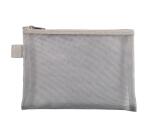 Exacompta Nylon Zipped Pocket/Pencil Case (A6) - Silver