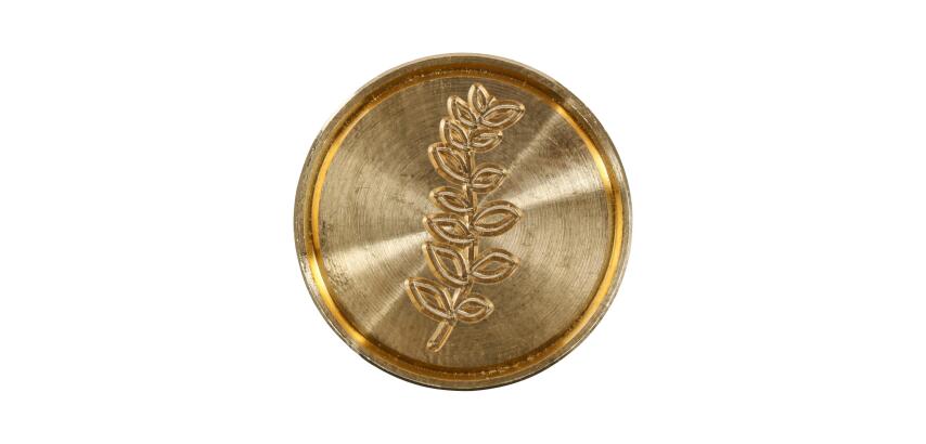 Pastille laiton sur broche 24 mm