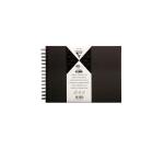 Album à personnaliser de 40 feuilles 185g/m2 au format 27x20cm - Noir