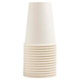 50 Gobelets en carton, 20 cl - Blanc