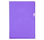 Sachet de 10 pochettes coin PVC lisse haute résistance 13/100e - A4