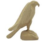 Braunes Pappmaché, Falke 22cm - Kraft