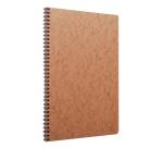 Clairefontaine Nomaddict Notebook - A4 - Lined - 50 Sheets - 90gsm - Wirebound - Havana||