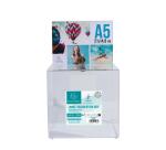 Suggestion box with A5 sign holder lockable 21cm Office - Crystal