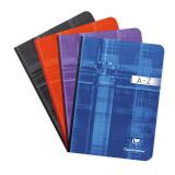 Répertoire brochure dos toilé A5 192 pages petits carreaux - Assortis