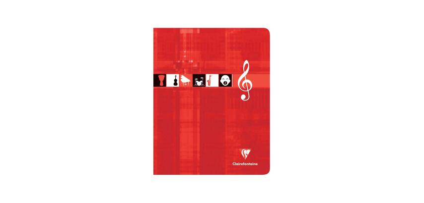 Clairefontaine Music and Song Staplebound Notebook 170x220 +Seyes - Assortment