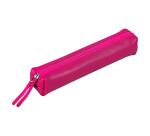 CUIR TEINTÉ Trousse SLIM 19,5x2,5x4 cm Framboise