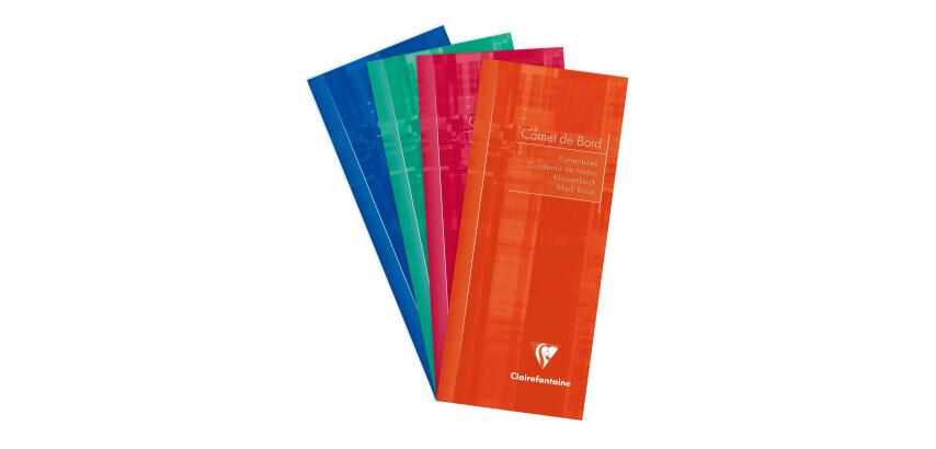 Carnet de bord enseignant piqué 8,5x20cm 32 pages Couleur aléatoire - Assortis