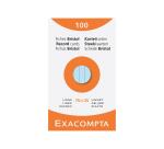 Karteikarten, liniert, nicht gelocht, 75x125mm, Packung mit 100 Stück - Farben sortiert
