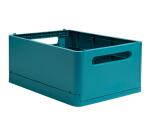 Exacompta, The Smart Case, klappbare Maxi-Box A4+, Skandi - Pazifikblau