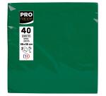 Paquet de 40 serviettes micro-gaufrées ouate 2 plis - 38x38 cm