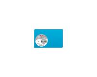 Paquet de 25 cartes simples Pollen 82x128mm 210g/m2 - Bleu turquoise