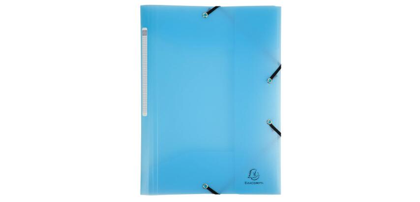 Sammelmappe A4 mit Gummizug und 3 Klappen, PP, Chromaline Pastell