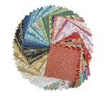 PAPIERS DU MONDE, Maxi bloc de 80 feuilles au format 16x16cm - Multicolore