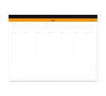 Rhodia weekly desk pad A4+ (22.2x29.9 cm) 60 micro-perforated sheets - White