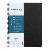 Carnet reliure intégrale Age Bag A4+ 160 pages détachables perforé 4 trous petits carreaux - Noir