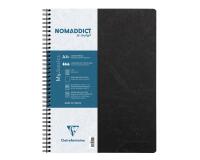 Carnet reliure intégrale Age Bag A4+ 160 pages détachables perforé 4 trous petits carreaux - Noir