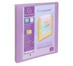 Carpetas con anillas Kreacover ® Chromaline Pastel A4 MAXI - 4 anillas ø 30 mm - Colores surtidos