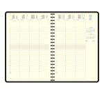 Recharge Agenda de bureau Eurotime 24S Spiralé 16 x 24 cm Semainier Janvier à Décembre 2027
