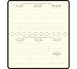 Recharge Agenda de poche Temporel 16S spiralé 9 x 16 cm Semainier Janvier à Décembre 2027