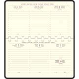 Recharge Agenda de poche Temporel 16S spiralé 9 x 16 cm Semainier Janvier à Décembre 2027