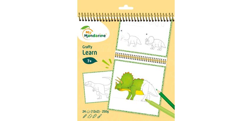 Graffy Learn, Dinosaurier - Gelb