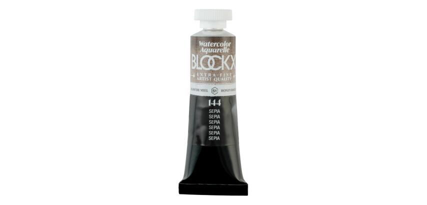 Aquarellfarbe, Sepia - Tube 15ml - Sepienweiß
