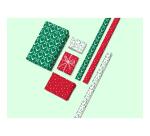 Alliance 57g, rl 2x0,70m adulte noël - Assortiment