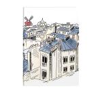 Moulin Rouge, Soft cover notebook A6 10,5x14,8 cm, 64 sheets, plain, assorted patterns.