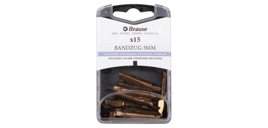 BOITE 15 PLUMES BANDZUG POUR GAUCHERS