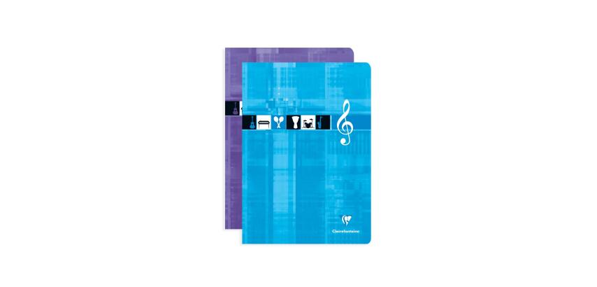 Clairefontaine Staplebound Music Notebook A4 Music+L - Assortment