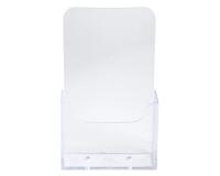 Distributeur de prospectus 1 compartiment DL (10X21cm) - Cristal