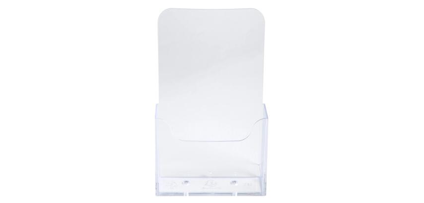 Distributeur de prospectus 1 compartiment DL (10X21cm) - Cristal