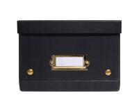 Boîte de rangement à plat carton 20x26x15cm Néo Déco