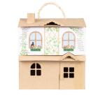 Maison de poupée 25x24x27cm - Kraft