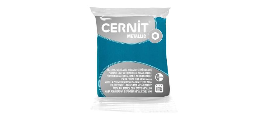 Cernit Metallic Polymer Clay - 56g - Turquoise|