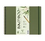 Bamboo Wirebound Album 21x16cm 250g 20 Sheets