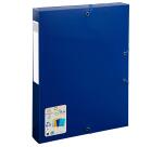 Bee Blue Box File 40mm spine PP A4 - Navy blue